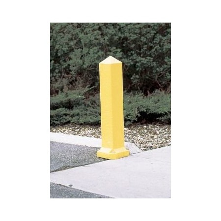 Accuform PLASTIC BUMPER POST BOLLARD FOR SQUARE FMR633 FMR633